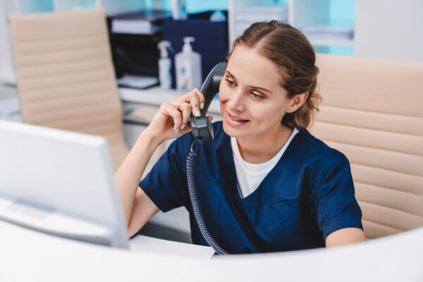 Image of Nurse talking over the phone