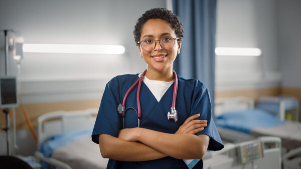 Image of female Nurse with arms crossed