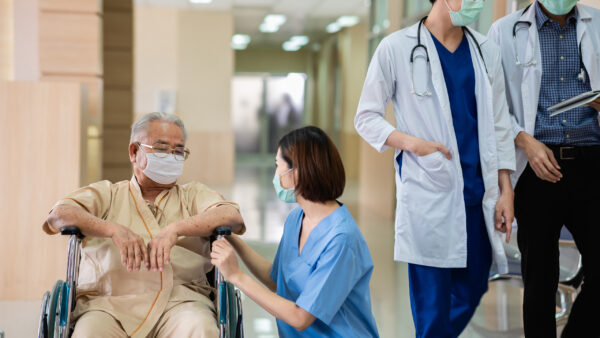 Image of Nurse with patient in wheelchair