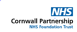 Work Experience At Cornwall Partnership NHS Foundation Trust - South ...